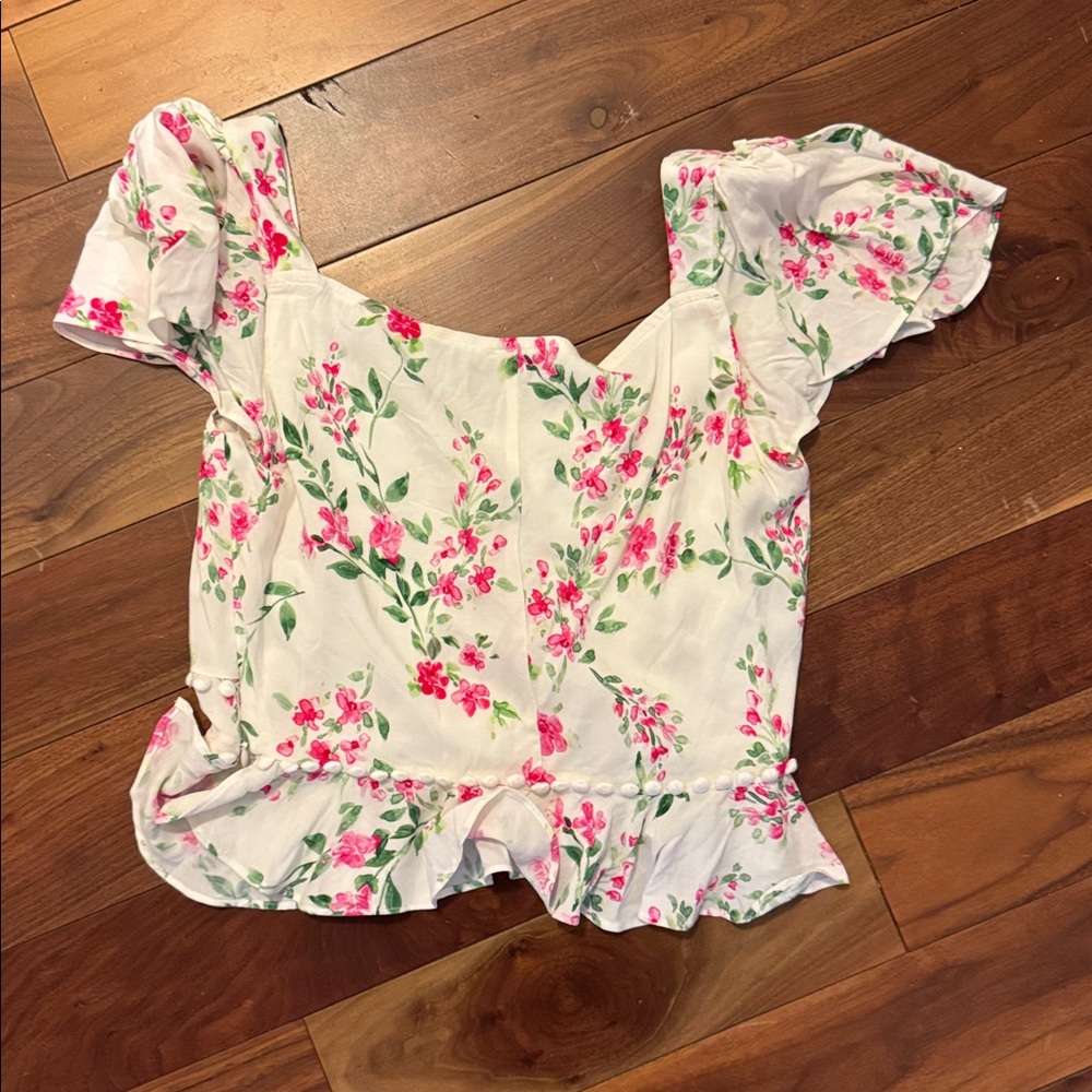 Majorelle Woodbury Top in White Raspberry - Picture 4 of 5